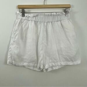 C&C California White Linen Short Women's Size M